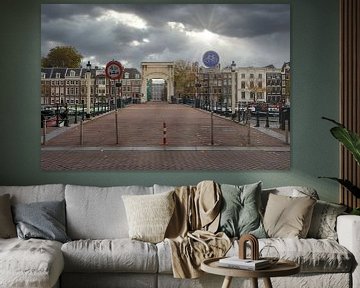 Magere brug Amsterdam van Peter Bartelings