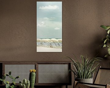 Vintage beach scene | Panorama by Melanie Viola