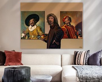 Het Palet van Frans Hals Schilderij van Paul Meijering