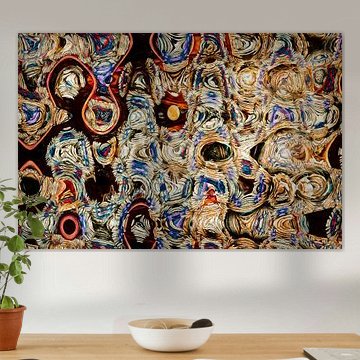 Sonne über Weizenfeld von GOOR abstracten