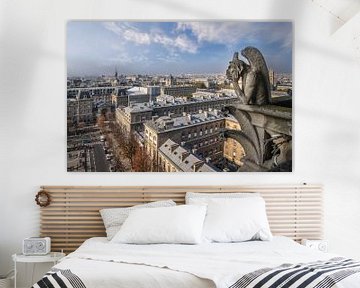 Vue de la cathédrale Notre Dame, Paris sur Christian Müringer