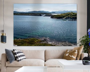 La mer bleue en Norvège sur Karijn | Fine art Natuur en Reis Fotografie