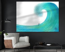 Example of the artwork in a room