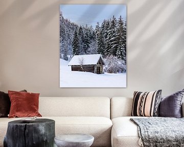 Winterlandschap in Zuid Duitsland van Henk Meijer Photography