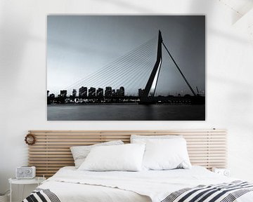 Rotterdam. The Erasmus Bridge. by Gerrit de Heus