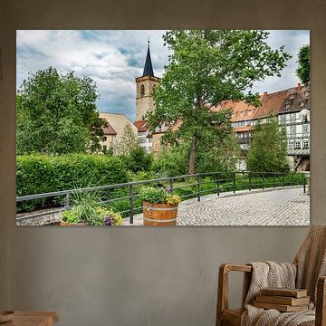 Krämerbrücke et Ägidienkirche à Erfurt