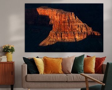 Detail van de Grand Canyon van Rutger van Loo