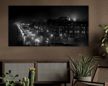 Photo de rue en noir et blanc Nijmegen (XXL) sur Rutger van Loo