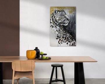 Jaguar abstrakt von Ferry Geutjes