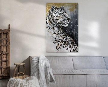 Jaguar abstrakt von Ferry Geutjes