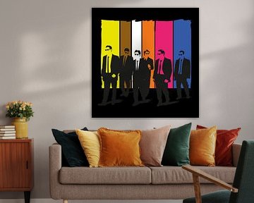 Reservoir Dogs Abstract Style by Ferry Geutjes