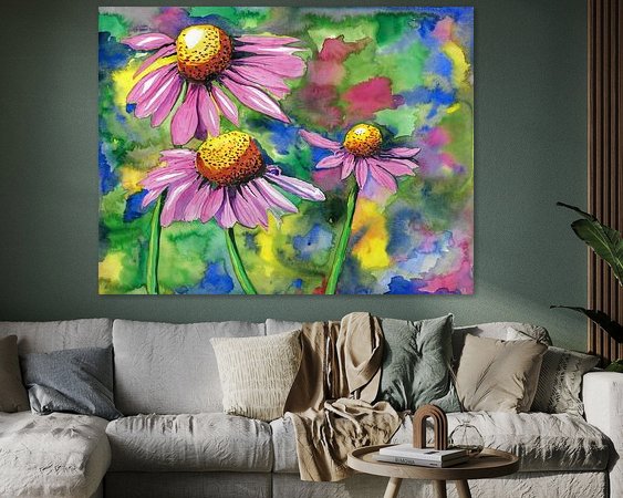 Example of the artwork in a room