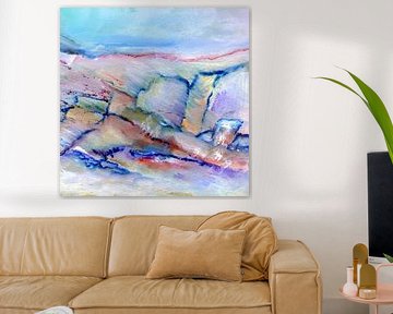 Felsen in der Landschaft von Claudia Gründler