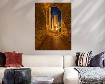 Dans les ruelles de San Gimignano sur Denis Feiner