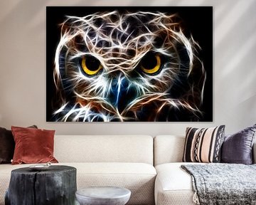 An artistic owl by Bert Hooijer