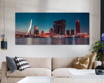 Rotterdam Skyline van Ivor Baak