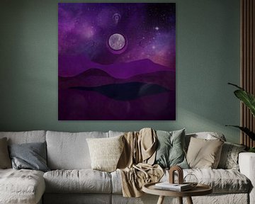 Purple Night by Lucia