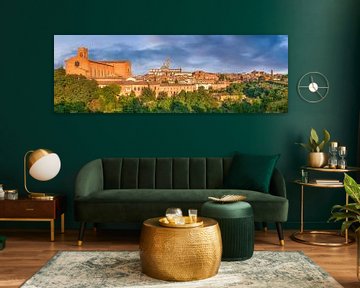 Panorama of the city of Siena in Italy by Voss Fine Art Fotografie