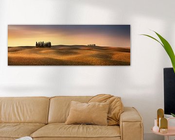 Typical landscape in Tuscany as panoramic picture by Voss Fine Art Fotografie