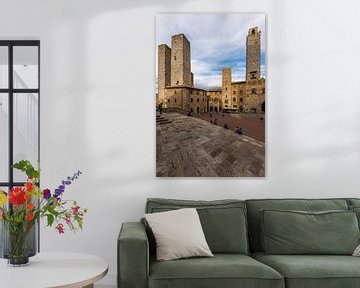 De torens van San Gimignano van Denis Feiner