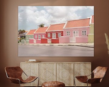 Gekleurde huisjes in Willemstad