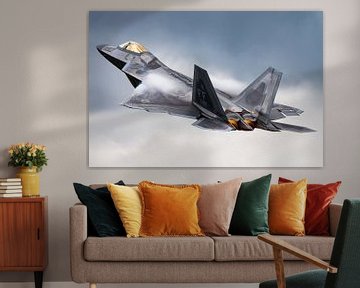 F-22 Raptor fighter plane by KC Photography