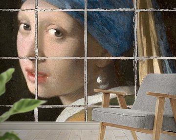 Meisje met de Parel - The Tiled Edition von Marja van den Hurk