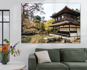 Le temple Ginkaku-ji à Kyoto, Japon sur Expeditie Aardbol