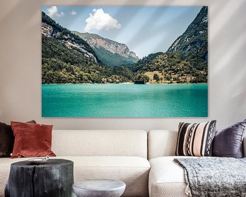 Lago di Tenno in Trentino, Italië