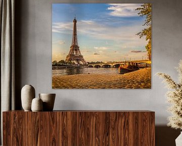 Eiffel Tower and Pont d`Iéna, Paris by Christian Müringer