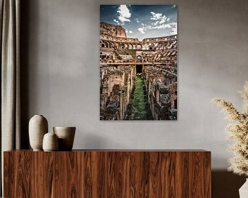 Colosseum Rome, Italië van Munich Art Prints