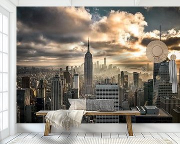 Manhattan Skyline NYC by Munich Art Prints
