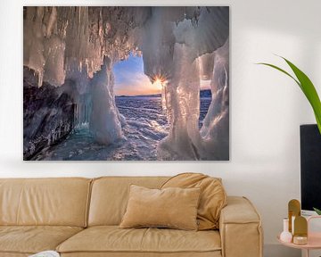 Ice cave by Joanne de Graaff