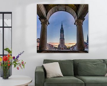 Delft - Nieuwe Kerk seen from the Council House by Rene Siebring