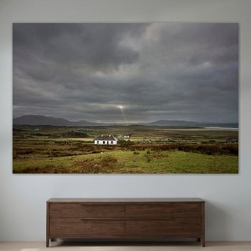 Lichtstrahl am Horizont in Irland