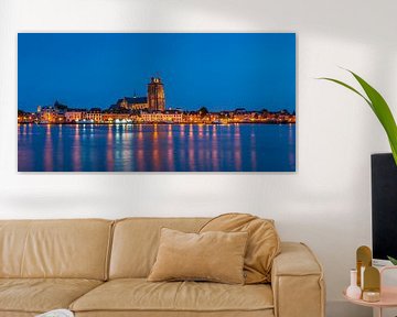 Panorama Skyline Dordrecht, Niederlande von Bert Beckers