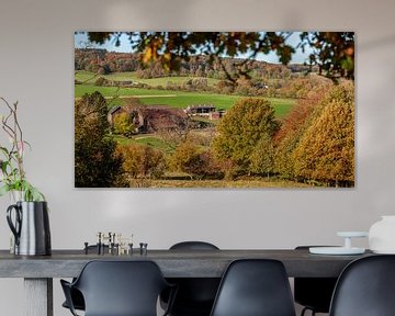 Couleurs d'automne sur les collines du sud du Limbourg sur John Kreukniet