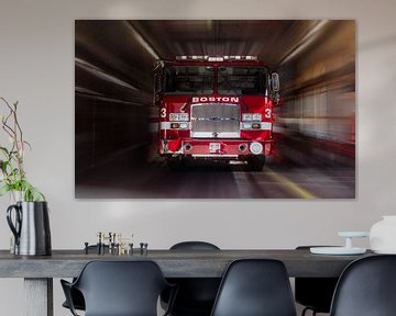 American fire engine, Boston by Nynke Altenburg