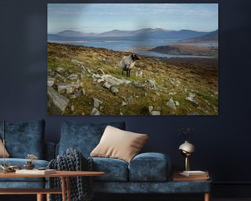 Uitzicht vanaf Achill Island van Bo Scheeringa Photography