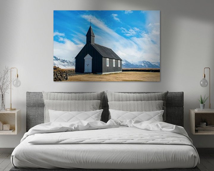 Sfeerimpressie: Zwart kerkje in IJsland van Lifelicious