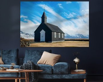 Zwart kerkje in IJsland