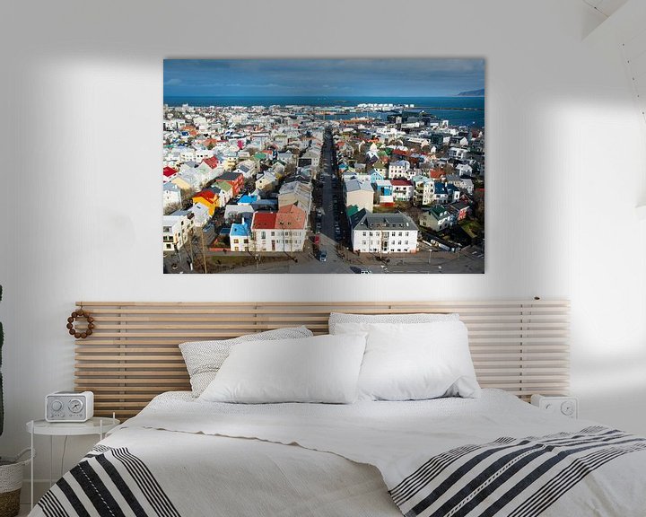 Sfeerimpressie: Uitzicht op Reykjavik, IJsland van Lifelicious