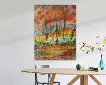 ein Sturm zieht auf - een storm staat op het punt aan te komen von Claudia Gründler