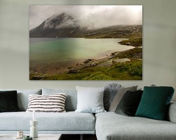 Paysage de conte de fées dans les montagnes avec un lac sur Karijn | Fine art Natuur en Reis Fotografie