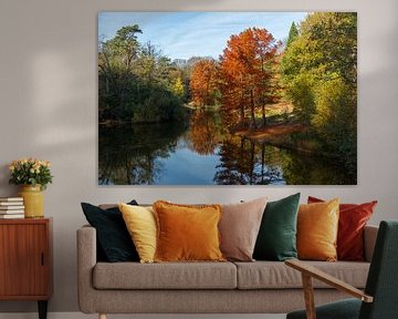 Herfst in het Tilburgse wandelbos van Leo Kramp Fotografie