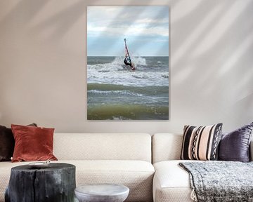 Windsurfer Domburg by MSP Canvas