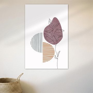 Wildflower Zomer II van Munich Art Prints