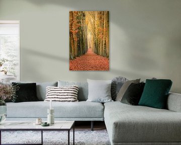 Eine Mauer aus Bäumen von Max ter Burg Fotografie