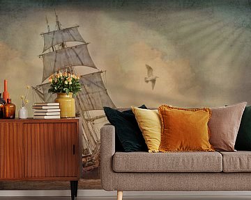 schoenerbrik  de Tres Hombres van eric van der eijk