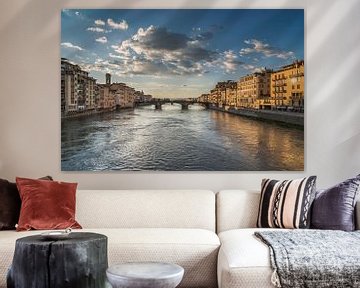 Ponte Vecchio in Florence, Italie van Anges van der Logt